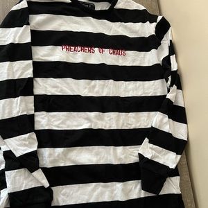 Striped long sleeve shirt